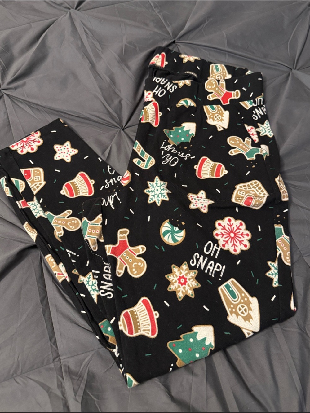 torrid Black Holiday Gingerbread Print Leggings